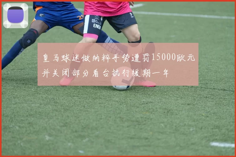 皇马球迷做纳粹手势遭罚15000欧元并关闭部分看台执行缓期一年