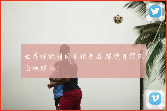 世界杯欧洲区竞猜开启 球迷可预测出线球队