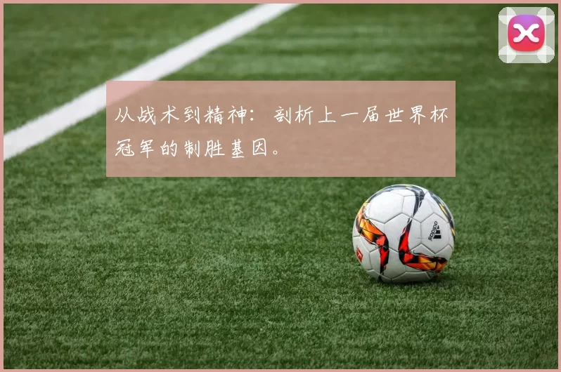 从战术到精神:剖析上一届世界杯冠军的制胜基因。