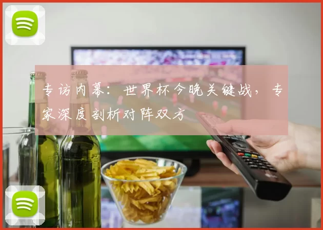 专访内幕：世界杯今晚关键战，专家深度剖析对阵双方